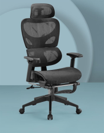 כסא מנהלים עם הדום נשלף וידיות מתכווננות דגם XP-20 מתצוגה ועודפים NewDealOfficial