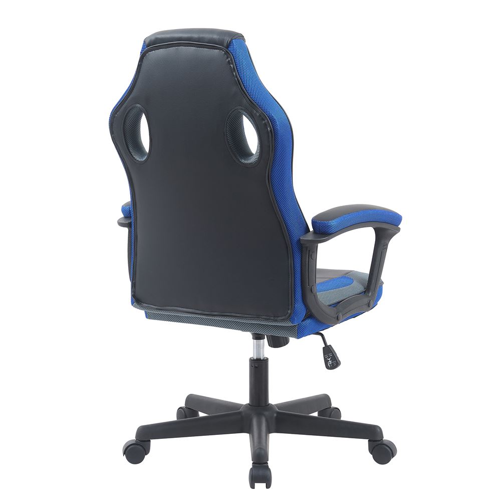 כסא גיימינג במכירה מוקדמת 21 ימי עסקים דגם Gamer צבע שחור כחול