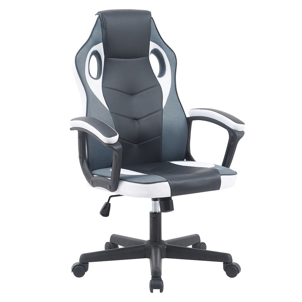 כסא גיימינג במכירה מוקדמת 21 ימי עסקים דגם Gamer צבע שחור לבן