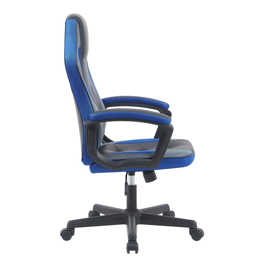 כסא גיימינג במכירה מוקדמת 21 ימי עסקים דגם Gamer צבע שחור כחול