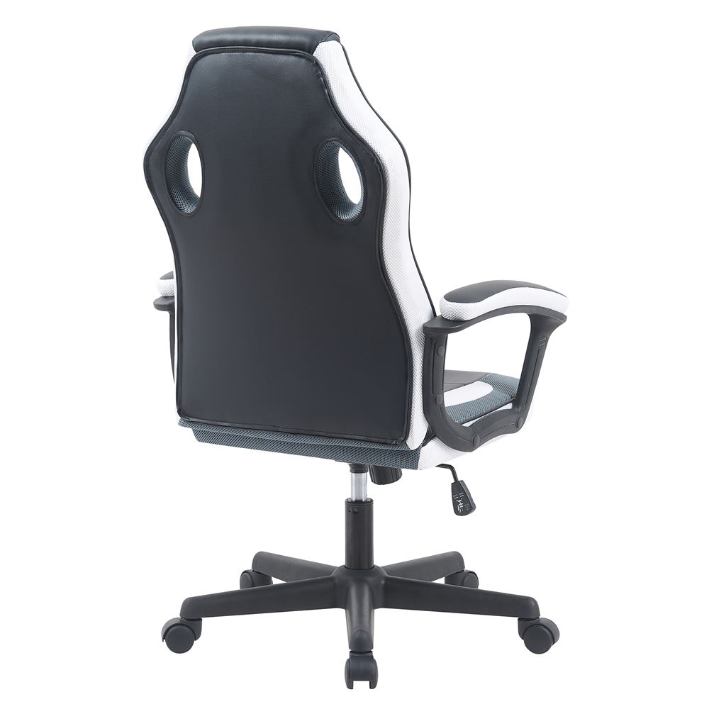 כסא גיימינג במכירה מוקדמת 21 ימי עסקים דגם Gamer צבע שחור לבן