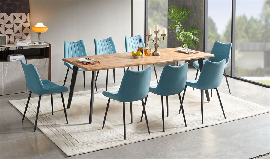 שולחן אוכל נפתח לאורך 2.2 מטרים דגם NAPOLITANA במכירה מוקדמת 45 ימי עסקים