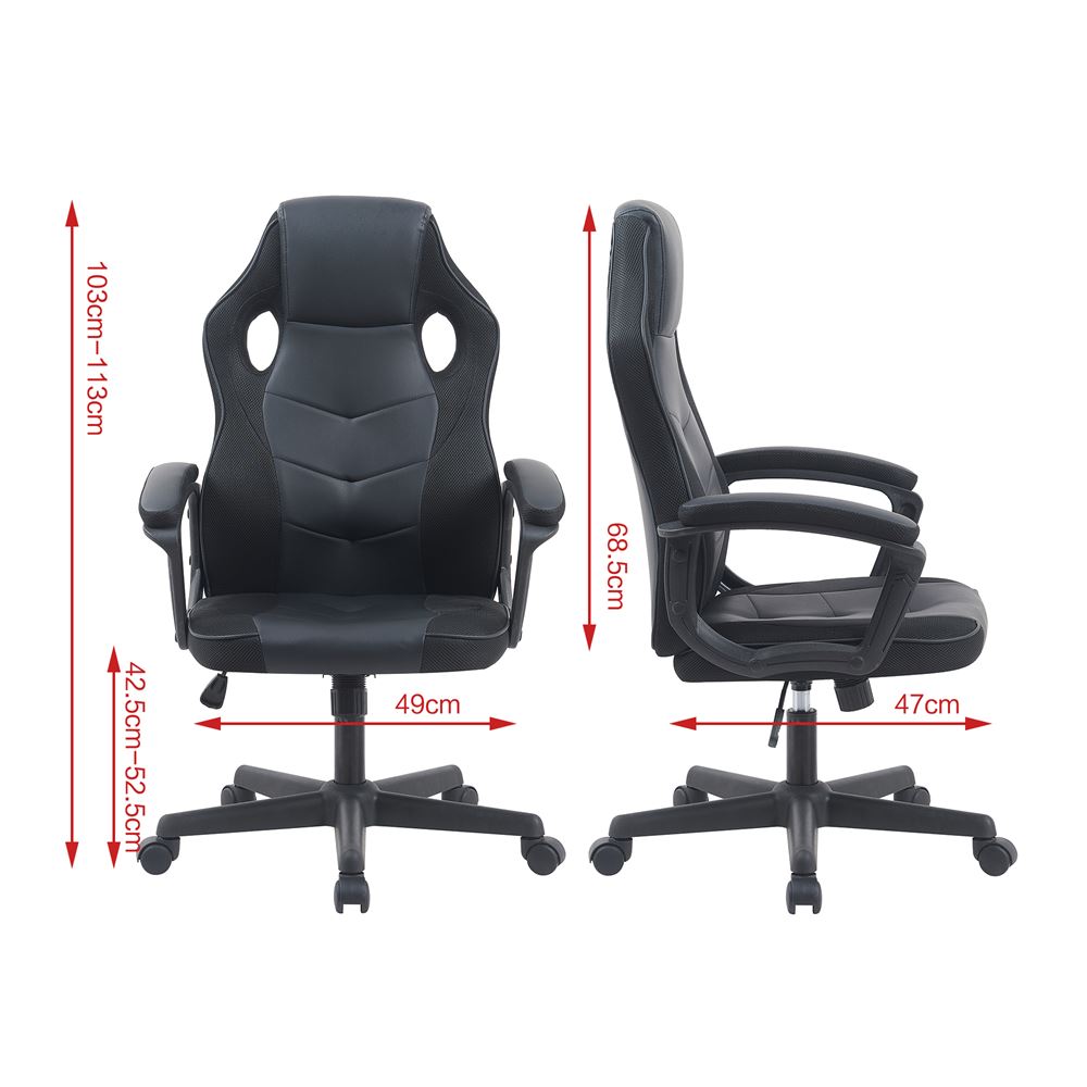 כסא גיימינג במכירה מוקדמת 21 ימי עסקים דגם Gamer צבע שחור